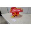Image 3 : Little Tikes Snug 'n Secure Red Plastic High-Back Infant Toddler Swing with Yellow Rope