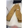 Image 1 : Dickies Brown Canvas Bib Overalls, Size 38 × 30
