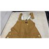 Image 2 : Dickies Brown Canvas Bib Overalls, Size 38 × 30