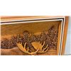 Image 6 : Kim Murray Carved Wood Moose Wall Art, 16 × 19”