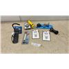 Image 1 : Yellow Handheld Flashlight, Mastercraft Bicycle Hanger, Saddle LED Tail Lights