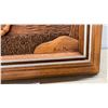 Image 3 : Kim Murray "High Country" Wood Carving in Frame, 16 × 19”