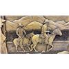 Image 6 : Kim Murray "High Country" Wood Carving in Frame, 16 × 19”