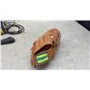 Image 2 : Cooper Soft Tanned Steerhide Baseball Glove, Fishing Rod, and Plug-and-Play Arcade Game