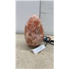 Image 1 : Himalayan Salt Lamp with Power Cord and Switch, 9” Tall