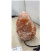 Image 3 : Himalayan Salt Lamp with Power Cord and Switch, 9” Tall