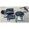 Image 4 : Assorted Digital and Film Cameras: Fujifilm, Kodak, Polaroid, Canon, Samsung