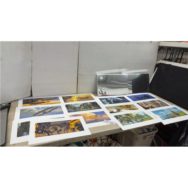 Collection of Doug Chiang Star Wars Concept Art Prints, Signed and Dated 1998 in Collector Tin