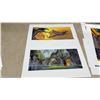 Image 6 : Collection of Doug Chiang Star Wars Concept Art Prints, Signed and Dated 1998 in Collector Tin