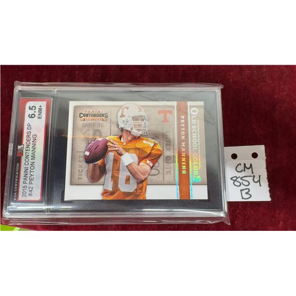 Graded Peyton Manning Draft Picks Card