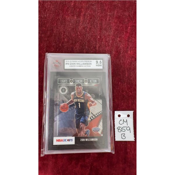 Graded Zion Williamson Rookie Year Basketball Card