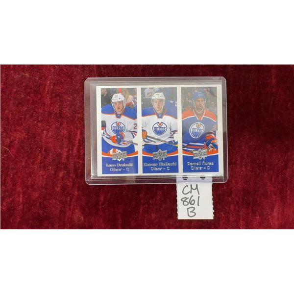 2016-17 Connor McDavid Edmonton Oilers Trio Card