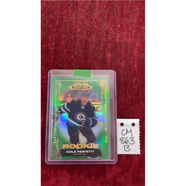 Cole Perfetti Rookie Numbered Card