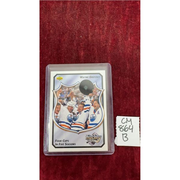 Wayne Gretzky Hockey Heroes Edmonton Oilers Card