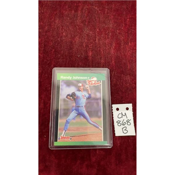 Randy Johnson The Rookies Montreal Expos Card