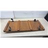 Image 2 : Mechanic's Creeper, Model 10, Wood and Metal, with Padded Headrest and 4 Casters