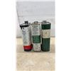 Image 4 : Three Vintage 1-Quart Outboard Motor Oil Cans: Esso Marvelube, B/A Outboard, and Texaco