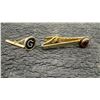 Image 3 : Men's Accessories: Pair of Cufflinks, Tie Clip with Red Stone, and "G" Lapel Pin