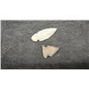 Image 2 : Two Stone Arrowheads, 3-1/2” and 2” L