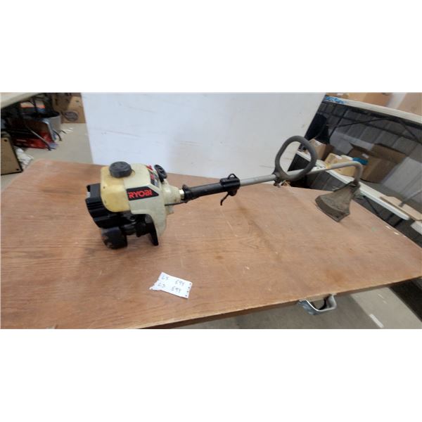 Ryobi 31cc Gas-Powered String Trimmer with D-Handle and Bump-Feed Cutting Head