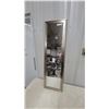 Image 1 : Full-Length Rectangular Wall Mirror with Champagne Metallic Frame 15”×51”