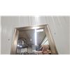 Image 2 : Full-Length Rectangular Wall Mirror with Champagne Metallic Frame 15”×51”