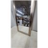 Image 3 : Full-Length Rectangular Wall Mirror with Champagne Metallic Frame 15”×51”
