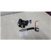 Image 1 : SOG Fixed-Blade Knife, Sears 7 × 35 Binoculars, Caution Laser Flashlight
