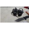 Image 3 : SOG Fixed-Blade Knife, Sears 7 × 35 Binoculars, Caution Laser Flashlight