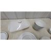 Image 2 : Royal Copenhagen White Fluted Dinnerware, Corelle Spring Blossom Plate, Platters