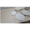 Image 5 : Royal Copenhagen White Fluted Dinnerware, Corelle Spring Blossom Plate, Platters