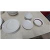Image 6 : Royal Copenhagen White Fluted Dinnerware, Corelle Spring Blossom Plate, Platters