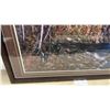 Image 5 : Jim Hansel "Split Rock Lighthouse" Framed Print, Signed, and Brown Wood Frame, 27 × 39”