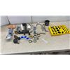 Image 1 : Plumbing Parts: Flexible Braided Hoses, o-Rings, PVC and Metal Pipes, Clamps