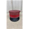 Image 2 : Vintage William Scully Ltd. Peaked Uniform Cap, Size 7 1/8, Red With Black Visor, Montreal