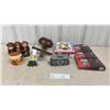 Image 1 : Vintage Wooden Stereoscope, Three Wise Monkeys, Snoopy, Oreo Tin, Star Wars Episode I