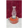 Image 7 : Ohaus School Balance Model 1200, Oil Lamp Parts, Wooden Wall Sconce