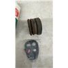 Image 4 : Vintage Automotive Parts Lot: EIS Brake Parts, Chrome Window Cranks, Headlights, GM Key Fob