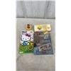 Image 6 : Vintage Toy Lot: Playskool Xylophone Pull Cart, Model Horses, Tin Stove, Hello Kitty Book
