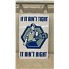Image 4 : Simplicity 75th Anniversary, "If It Ain't Tight," and International Harvester Tin Signs - Largest