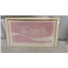 Image 5 : Coca-Cola Molded Plastic Insert and Mario's Barber Salon Double-Sided Sign “Open” “Closed”