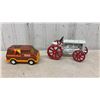Image 10 : Toy Lot; Heinz Ford Model A Delivery Van, Allied Van Lines Trailer, Buddy L Van, Dodge Viper