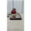 Image 6 : Coca-Cola Stained-Glass Style Push-Button Desk Telephone with Red Handset