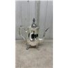 Image 3 : Silver Plated 4-Piece Coffee Set, With Teapot, Sugar, Creamer and Tray