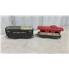 Image 4 : Vintage O Gauge Train Set with Locomotive, NYC Caboose, Station
