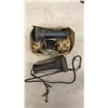Image 7 : Antique Early 20th Century Telephone Box with Parts, Handsets, Receivers, Wooden Enclosures