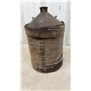 Image 10 : Vintage "Fresh Up with 7up" Wooden Crate 17” x11.5” and Two Galvanized Gas Cans with Wood Handles