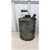 Image 5 : Vintage "Fresh Up with 7up" Wooden Crate 17” x11.5” and Two Galvanized Gas Cans with Wood Handles