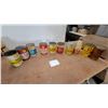 Image 1 : Vintage Shell Motor Oil Cans: Rotella, Rimula, X-100, and Golden Shell (10)