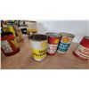 Image 4 : Vintage Shell Motor Oil Cans: Rotella, Rimula, X-100, and Golden Shell (10)